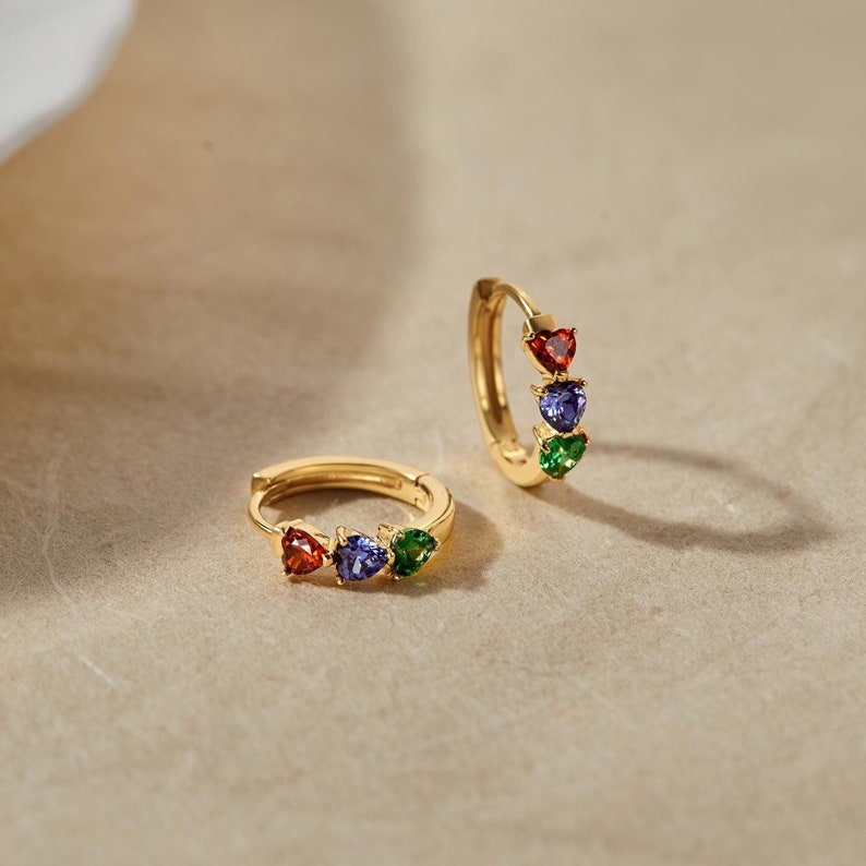 Birthstone Earrings, Mother Gifts, Mother Gift Birthday